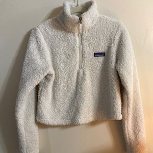 White Patagonia Sherpa Jacket